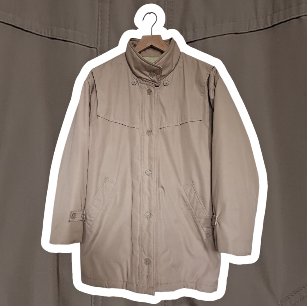 LONDON FOG VINTAGE HIGH COLLAR LONG JACKET